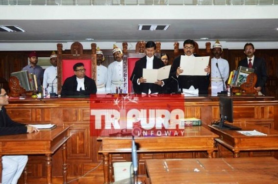 Justice Arindam Lodh assumes office as Tripura HC judge